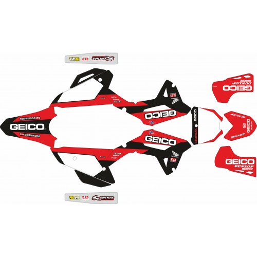 KIT ADHESIVOS CRF 450 21/23 DISEÑO ASTRA