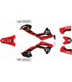 KIT ADHESIVOS CRF 450 21/23 DISEÑO WHITHE/RED/BLACK