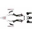 KIT ADHESIVOS CRF 450 21/23 DISEÑO WHITE/BLACK