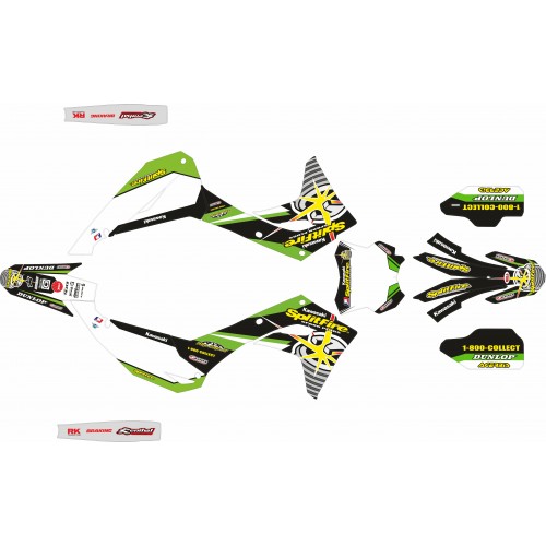 KIT DE ADHESIVOS KX 450 F   2024 SPLITFIRE