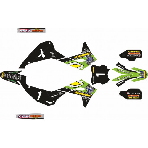 KIT DE ADHESIVOS KX 450 F   2024 SPLITFIRE V2