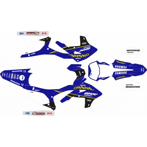 KIT DE ADHESIVOS YAMAHA WR450F 2024 CHAPARRAL