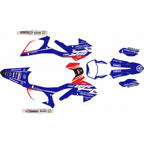 KIT DE ADHESIVOS YAMAHA WR450F 2024 TROY LEE