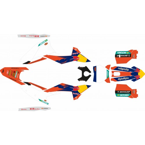 KIT ADHESIVOS KTM SX-SXF 2025 FACTORY