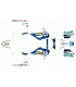 KIT ADHESIVOS HUSQVARNA TC/FC 2025 4WP GO PRO AZUL