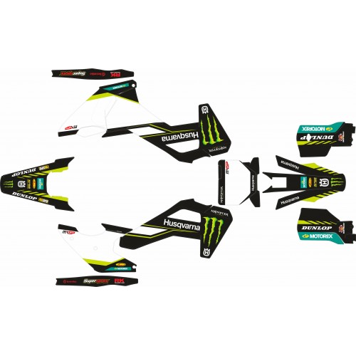 KIT ADHESIVOS HUSQVARNA TC/FC 2025 MONSTER V2