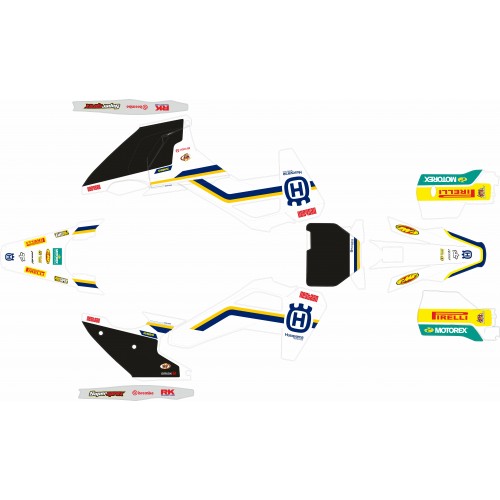 KIT ADHESIVOS HUSQVARNA TC/FC 2025 RETRO