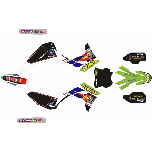 KIT DE ADHESIVOS KX 450 F   2024 SPLITFIRE V4