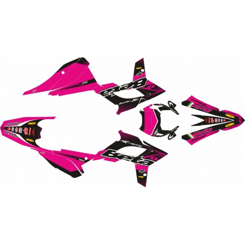 KIT ADHESIVOS Polisport Restyling Beta RR 2T/4T 18-19 MAGENTA