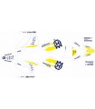 KIT ADHESIVOS HUSQVARNA TC 85 14/17 BLANCO/AMARILLO