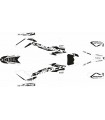 KIT ADHESIVOS SHERCO 50E/50SM SE/SE-F 13/16 BLANCO/NEGRO